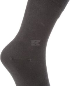 Calcetines de algodón, talla 43-46, negro, 3 pares