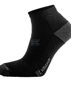 Calcetines deportivos de caña alta, talla 44-46, negro, 2 pares