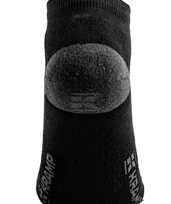 Calcetines deportivos de caña alta, talla 44-46, negro, 2 pares