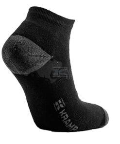 Calcetines deportivos de caña alta, talla 39-43, negro, 2 pares