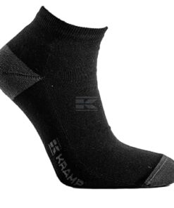 Calcetines deportivos de caña alta, talla 44-46, negro, 2 pares