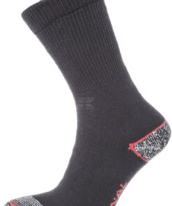 Calcetines de trabajo, talla 43-46, negro, 3 pares