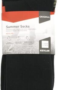 Calcetines de verano, talla 47-50, negro, 2 pares