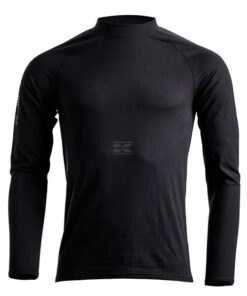 Camiseta térmica, talla XL, negra