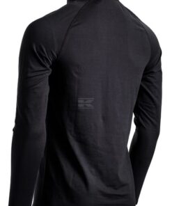 Camiseta térmica, talla XL, negra