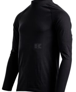 Camiseta térmica, talla XL, negra