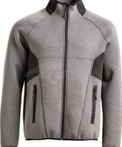 Chaqueta acolchada, gris jaspeado, 2XL