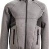 Chaqueta térmica con capa de aire, gris, jaspeado, 4XL