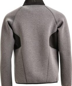 Chaqueta térmica con capa de aire, gris jaspeado, 5XL