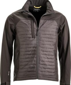 Chaqueta acolchada, negra, 5XL