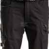 Pantalones cortos 4W elásticos, negros, XL