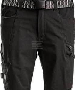 Pantalones cortos 4W elásticos, negros, XL