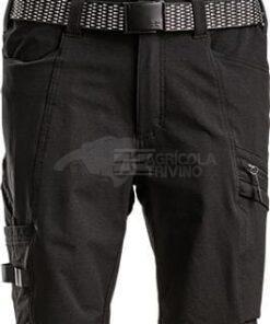 Pantalones cortos 4W elásticos, negros, 2XL