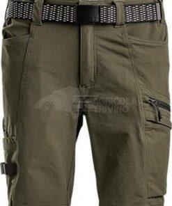 Pantalones cortos 4W elásticos, aceituna, 5XL