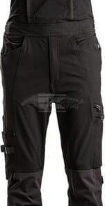 Peto, negro, 2XS, 4-Way Stretch, de Kramp
