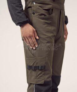 Peto 4 Way Stretch, verde oliva, M, de Kramp