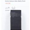 Cinturón Kramp de 135 cm, negro