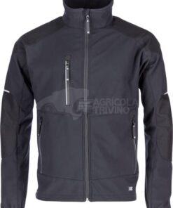 Softshell de hombre, negro, M, Kramp