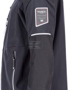 Softshell de hombre, negro, 2XS, de Kramp