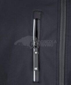 Softshell de hombre, negro, 2XL, de Kramp
