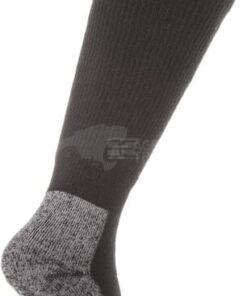 Calcetines térmicos de caña alta, talla 47-50, negro y gris