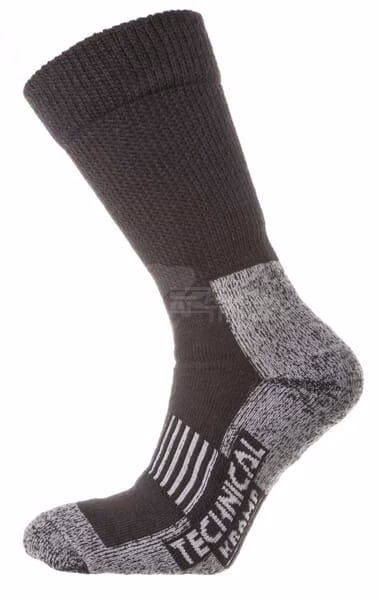 Calcetines térmicos, talla 43-46, negro y gris 1 Calcetines térmicos, talla 43-46, negro y gris