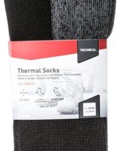 Calcetines térmicos, talla 43-46, negro y gris 8 Calcetines térmicos, talla 43-46, negro y gris