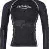 Camisa térmica sin costuras, 2XL-3XL