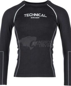 Camisa térmica sin costuras, 2XL-3XL