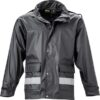Chubasquero negro talla 48 (S) 25 Chubasquero negro talla 48 (S)