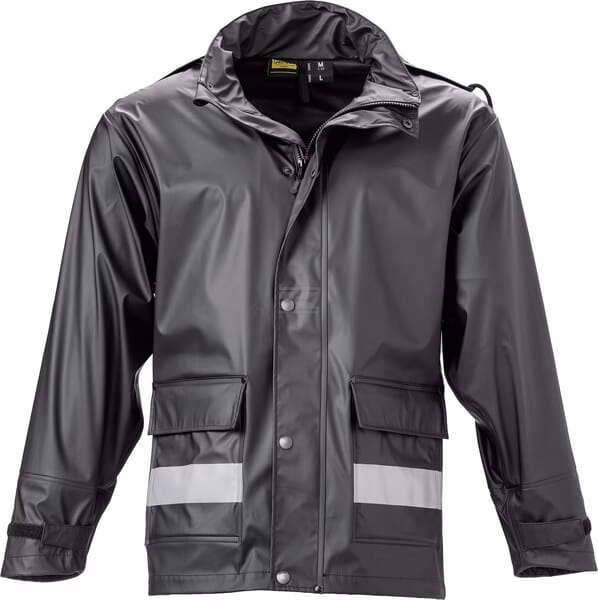 Chubasquero negro talla 50 (M)