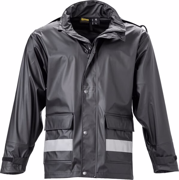 Chubasquero negro talla 50 (M) 1 Chubasquero negro talla 50 (M)