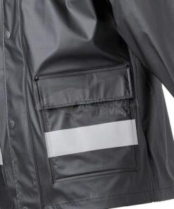 Chubasquero negro talla 66 (4XL)