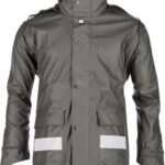 Impermeable, verde, L, Kramp Protect