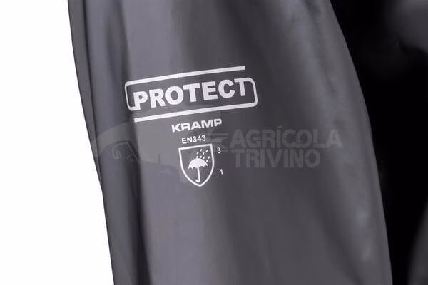 Mono de lluvia negro talla 68 (5XL) 2 Mono de lluvia negro talla 68 (5XL)