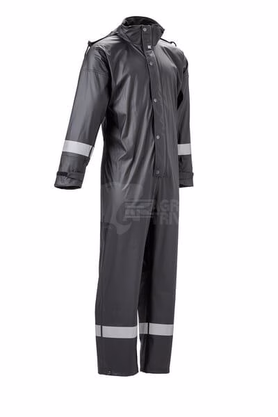 Mono de lluvia negro talla 68 (5XL) 15 Mono de lluvia negro talla 68 (5XL)