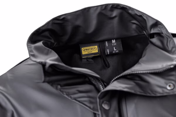 Mono de lluvia negro talla 54 (L) 16 Mono de lluvia negro talla 54 (L)