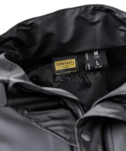 Mono de lluvia negro talla 46 (XS) 47 Mono de lluvia negro talla 46 (XS)