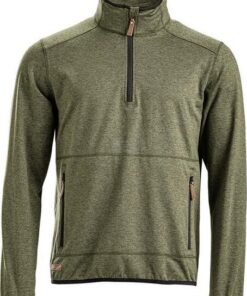 Forro polar 1/2 cremallera, color verde oliva, 2XL 6 Forro polar 1/2 cremallera, color verde oliva, 5XL