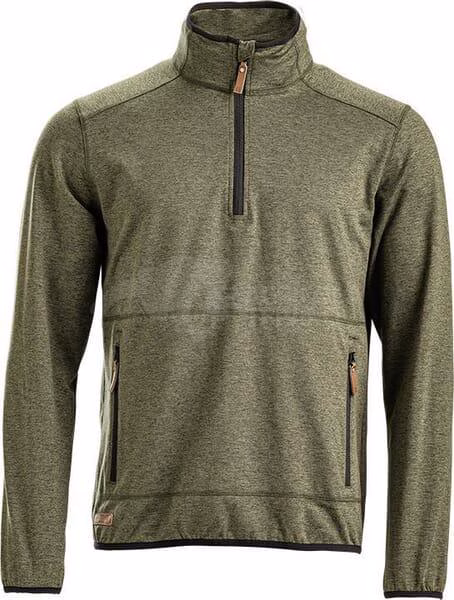 Forro polar 1/2 cremallera, color verde oliva, 2XL 1 Forro polar 1/2 cremallera, color verde oliva, 2XL