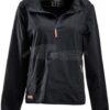 Camisa polar de mujer, 1/2 cremallera, color carbón, L