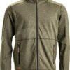 Forro polar de hombre con cremallera y capucha, color verde oliva, 4XL
