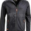 Forro polar de hombre con cremallera y capucha, color antracita, 2XL