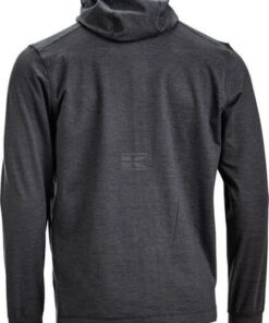 Forro polar de hombre con cremallera y capucha, color antracita, 3XL