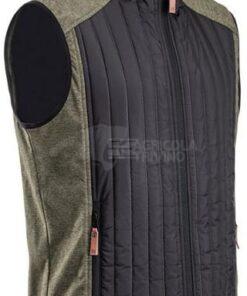 Chaleco polar / híbrido de hombre, color verde oliva, M 18 Chaleco polar / híbrido de hombre, color verde oliva, M