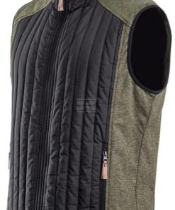 Chaleco polar / híbrido de hombre, color verde oliva, S 26 Chaleco polar / híbrido de hombre, color verde oliva, 2XL