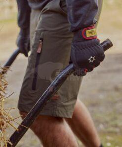 Shorts, hombre, XS, extensibles activos, oliva 23 Shorts, hombre, XS, extensibles activos, oliva