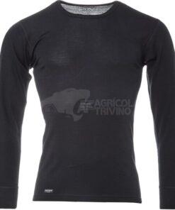 Camisa de cuello cerrado de lana merino, talla 3XL