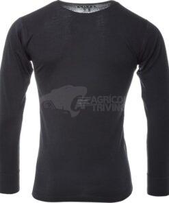 Camisa de cuello cerrado de lana merino, talla S