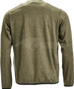 Forro polar, cuello cerrado, color verde oliva, 2XL